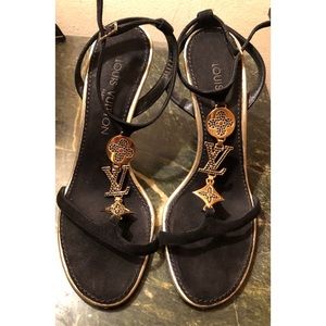 Louis Vuitton Limited Edition Runway T-Strap Heels